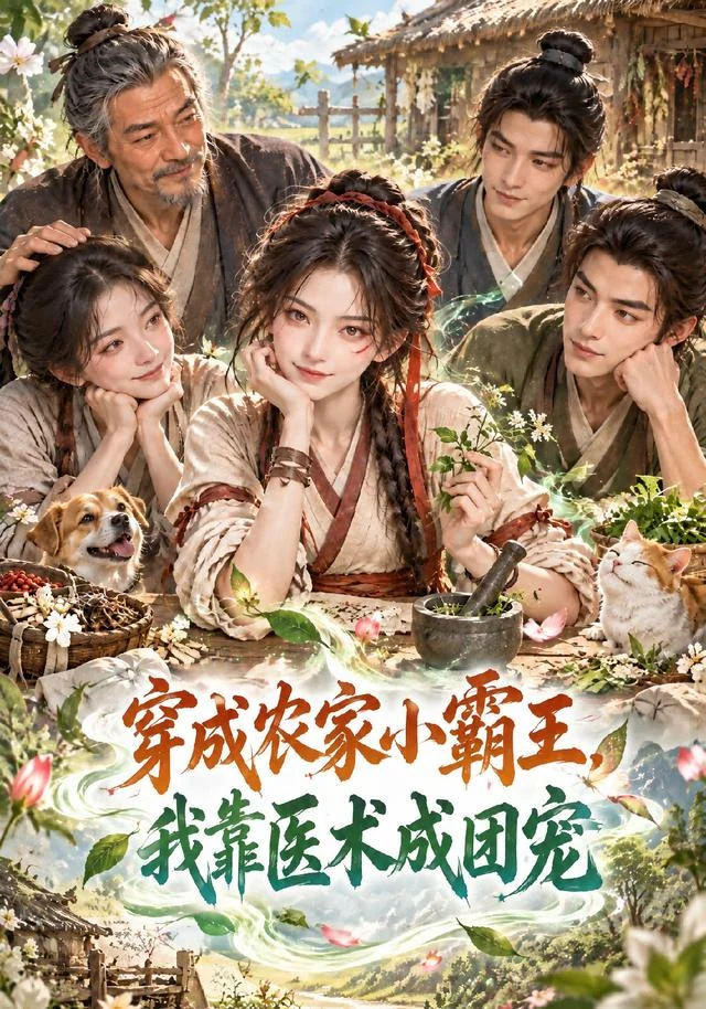 穿成农家小霸王，我靠医术成团宠短剧海报
