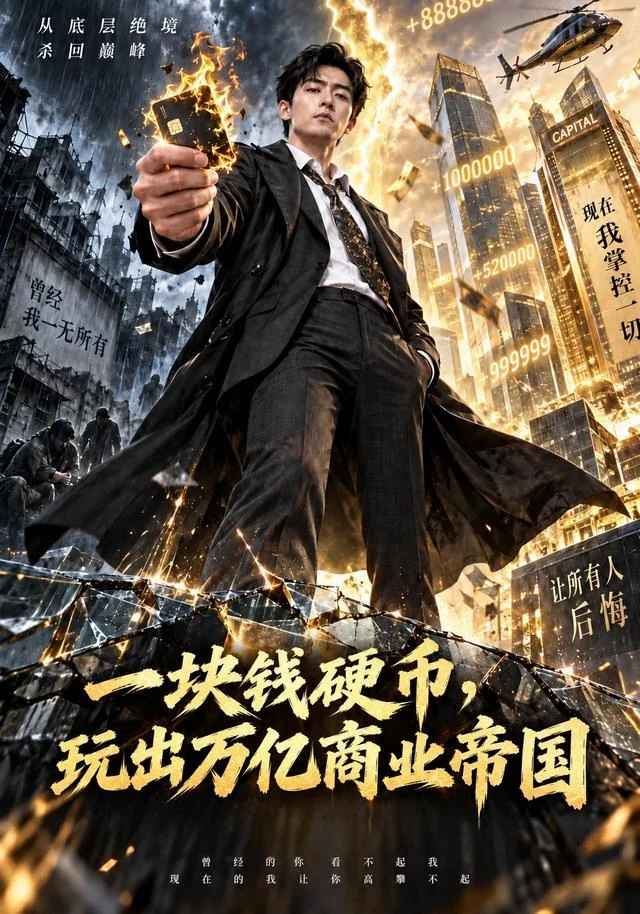 一块钱硬币，玩出万亿商业帝国短剧海报